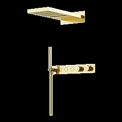 Душевая система Sancos Linn SC9023BG брашированное золото купить в интернет-магазине сантехники Sanbest