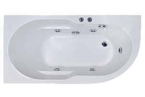 Гидромассажная ванна Royal Bath Azur Standart 160x80 купить в интернет-магазине Sanbest