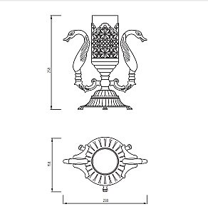 Стакан Migliore LUXOR 26215 золото купить в интернет-магазине сантехники Sanbest