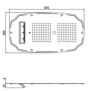 Верхний душ Carimali MyDream Colonial 23072XN/S-CRX купить в интернет-магазине сантехники Sanbest
