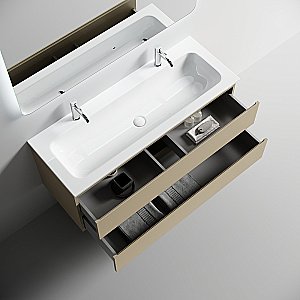 Тумба с раковиной Sancos FOLK FL120CP/CN7016 120 капучино для ванной в интернет-магазине Sanbest