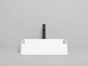 Раковина накладная Salini Gloria 07 1102207M 59,5 из искусственного камня S-Stone, белая матовая купить в интернет-магазине Sanbest