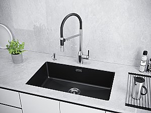 Кухонная мойка Paulmark LUMI 74UNI LU74-AN антрацит купить в интернет-магазине сантехники Sanbest