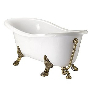 Ванна Migliore Bella на лапах LEONE LUX 23101 170х80 белая,бронза купить в интернет-магазине Sanbest