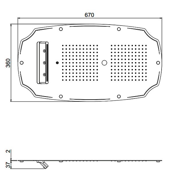 Верхний душ Carimali MyDream Colonial 23072XN/S-CRX купить в интернет-магазине сантехники Sanbest