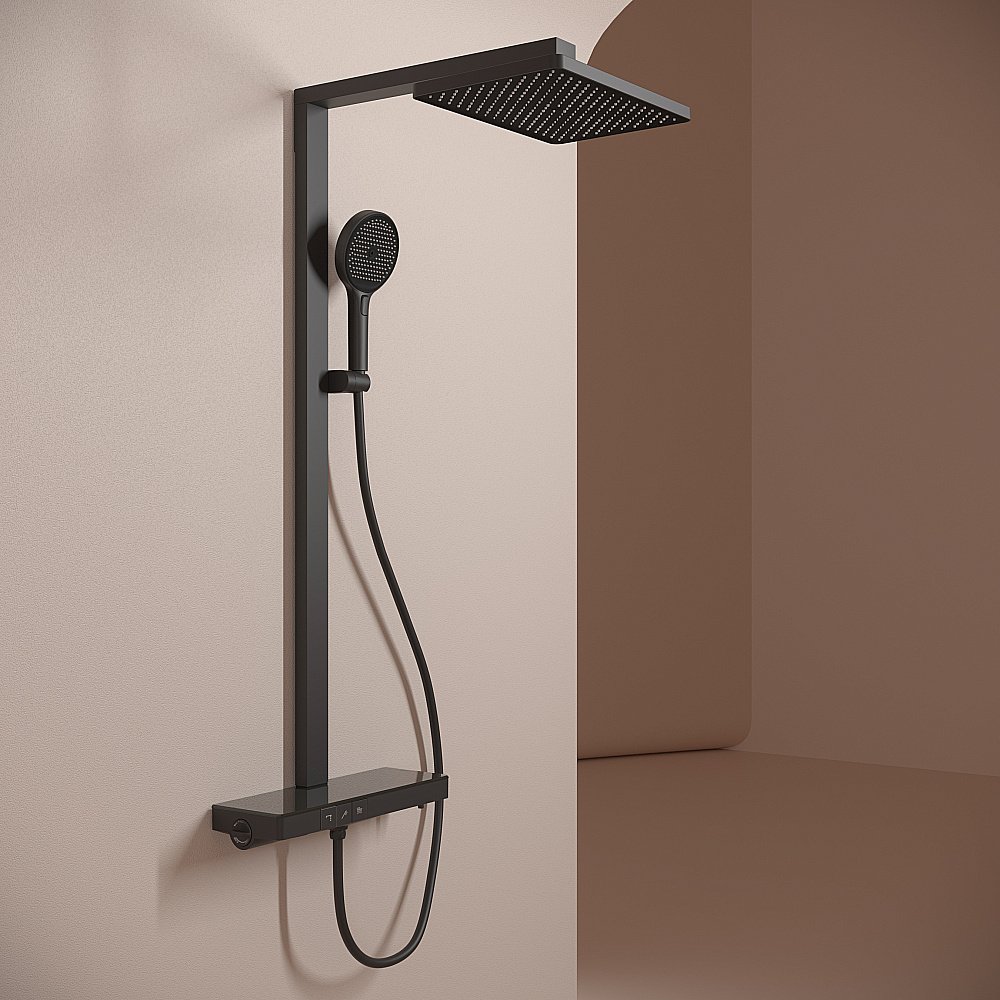 Душевая система Sancos Vos SC6100MB черная матовая купить в интернет-магазине сантехники Sanbest