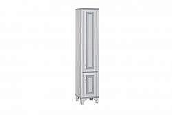 Пенал Aquanet Валенса белый краколет/серебро правый купить в интернет-магазине сантехники Sanbest