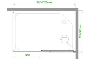 Душевой уголок Royal Bath RB8012B купить в интернет-магазине Sanbest