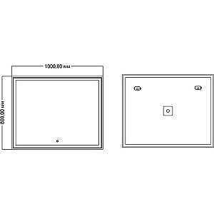 Зеркало Mixline Мелис 545206 100 в ванную от интернет-магазине сантехники Sanbest