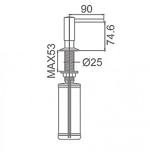 Диспенсер Milacio MC.931.BG бежевый купить в интернет-магазине сантехники Sanbest