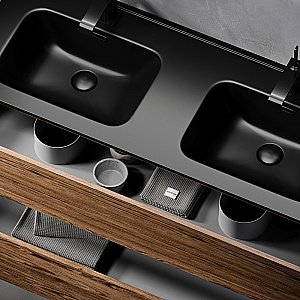 Тумба с раковиной Sancos Urban 120 UR120-2ECH дуб чарльстон для ванной в интернет-магазине Sanbest