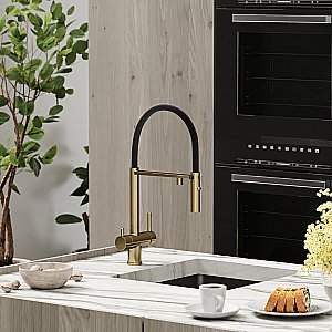 Смеситель для кухни Sancos Imola SC4010BGbh брашированное золото купить в интернет-магазине сантехники Sanbest