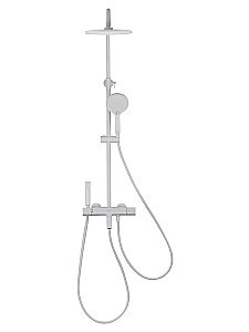 Душевая система с термостатом WONZON & WOGHAND The ONE WW-B3094-MW белый матовый купить в интернет-магазине сантехники Sanbest