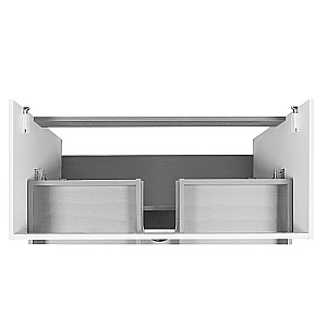 Тумба с раковиной Azario Viola 100/2 CS00097149 белая матовая для ванной в интернет-магазине Sanbest