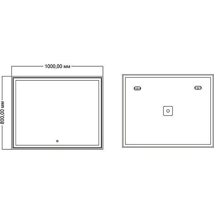 Зеркало Mixline Мелис 545206 100 в ванную от интернет-магазине сантехники Sanbest