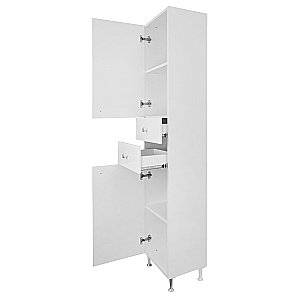 Пенал напольный Loranto Моника 36 белый для ванной в интернет-магазине сантехники Sanbest