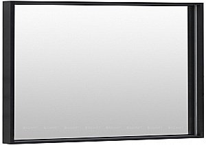 Зеркало De Aqua Алюминиум 261705 120 черный в ванную от интернет-магазине сантехники Sanbest