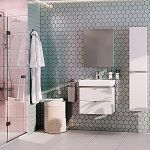 Зеркальный шкаф Акватон Скай 55 купить в интернет-магазине сантехники Sanbest