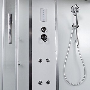 Душевая кабина DTO ЕМ4515 с гидромассажем и пультом 150х85 купить в интернет-магазине Sanbest