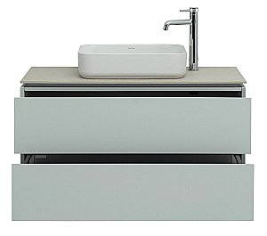 Тумба с раковиной Allen Brau Infinity 100 1.21003.PWM папирус матовый для ванной в интернет-магазине Sanbest