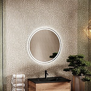 Зеркало Sancos Bella BE800 белое в ванную от интернет-магазине сантехники Sanbest