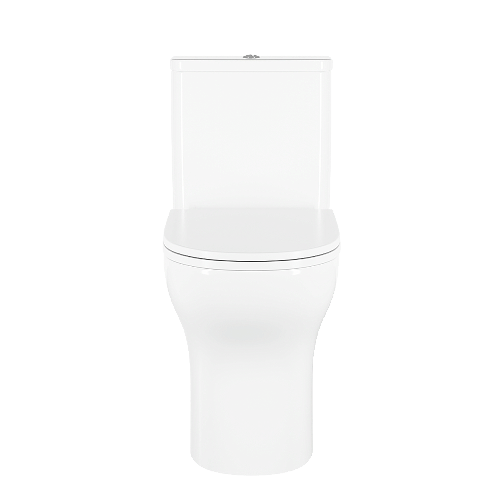 Унитаз-компакт VitrA M50 9889B003-7200 безободковый, смыв торнадо, с бачком, с сиденьем микролифт, белый купить в интернет-магазине Sanbest