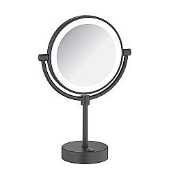 Зеркало косметическое с подсветкой Timo Saona 13276/03 черный купить в интернет-магазине сантехники Sanbest