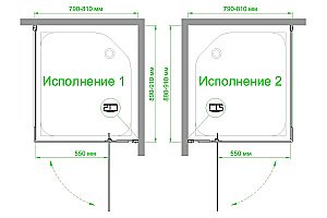Душевой уголок Royal Bath HPVD RB9080HPVD-C 80х90 матовое стекло/профиль белый купить в интернет-магазине Sanbest