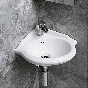 Раковина угловая Azzurra Jubilaeum 41 JUB35/AN bi*1 белая купить в интернет-магазине Sanbest