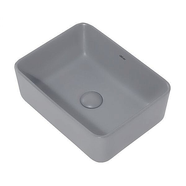 Раковина накладная ABBER Rechteck AC2213MG серая матовая купить в интернет-магазине Sanbest