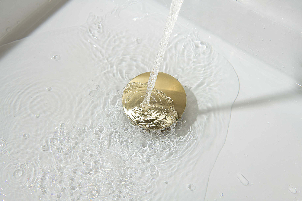 Донный клапан Aquatek AQ6002BG золото шлифованное купить в интернет-магазине сантехники Sanbest