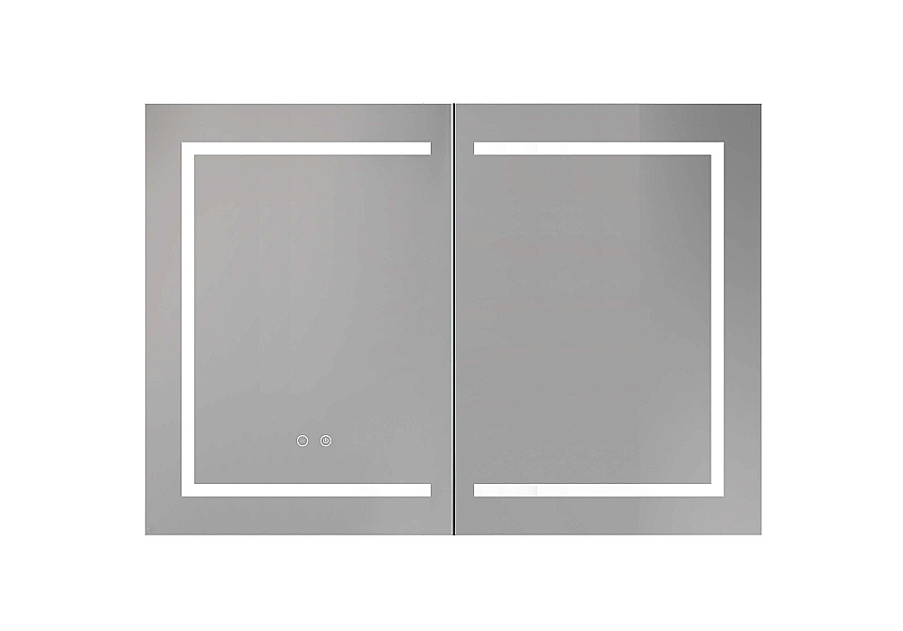 Зеркальный шкаф Aquqtek AQ7104-MLC 100х70 хром купить в интернет-магазине сантехники Sanbest