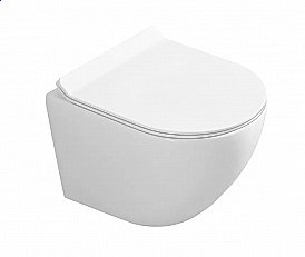 Чаша унитаза безободкового ART&MAX OVALE AM011CHR купить в интернет-магазине сантехники Sanbest