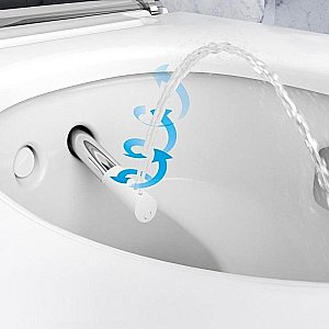 Унитаз-биде подвесной Geberit AquaClean 146.214.11.1 белый, с крышкой микролифт, безободковый, слив-торнадо купить в интернет-магазине Sanbest