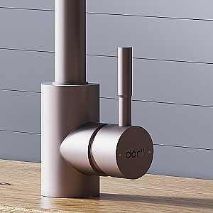 Смеситель для кухни Dorff Logic D3007511 сатин купить в интернет-магазине сантехники Sanbest