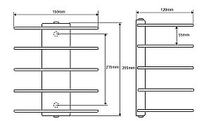 Полотенцедержатель Bemeta Hotel 101302182 хром купить в интернет-магазине сантехники Sanbest