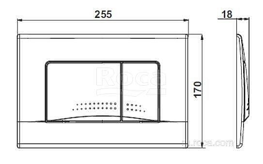Кнопка для инсталляции Roca Active 32B 8901130B2 купить в интернет-магазине сантехники Sanbest