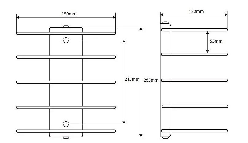 Полотенцедержатель Bemeta Hotel 101302182 хром купить в интернет-магазине сантехники Sanbest
