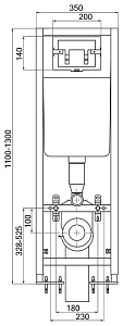 Инсталляция для унитаза Ideal Standard W370767 купить в интернет-магазине сантехники Sanbest