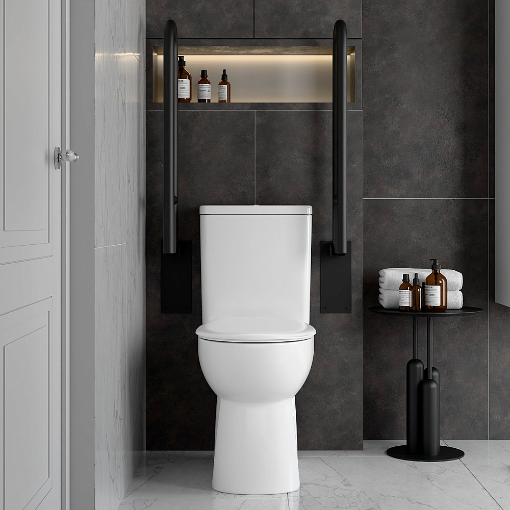 Унитаз-компакт VitrA Conforma 9899B003-7200 с бачком, с сиденьем без микролифта, белый купить в интернет-магазине Sanbest