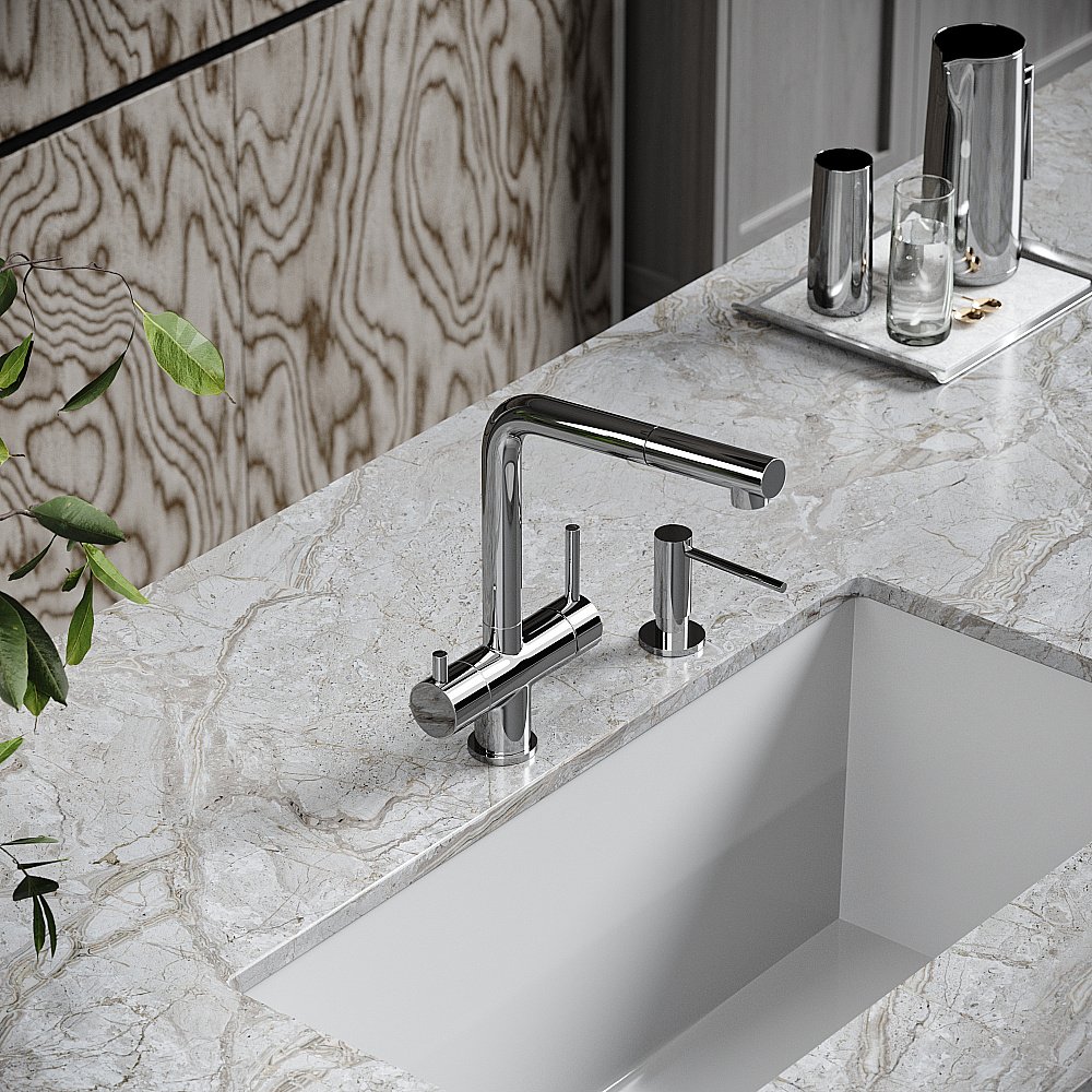 Смеситель для кухни Sancos Spin SC4015CH хром купить в интернет-магазине сантехники Sanbest