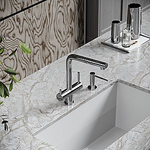 Смеситель для кухни Sancos Spin SC4015CH хром купить в интернет-магазине сантехники Sanbest