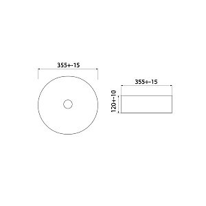 Раковина накладная Iddis Ray RAYWS03i27 белый купить в интернет-магазине Sanbest