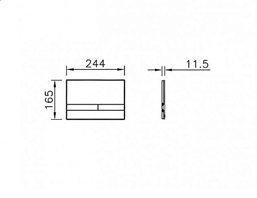 Клавиша смыва Vitra Select 740-1101 купить в интернет-магазине сантехники Sanbest