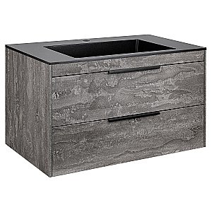 Тумба с раковиной Vincea Chiara 2D 800 G.Stone для ванной в интернет-магазине Sanbest