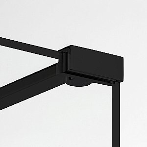 Душевое ограждение CeruttiSpa MUZA T80 80 стекло прозрачное/профиль черный купить в интернет-магазине Sanbest