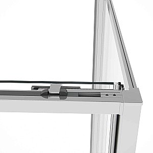 Душевой уголок Vincea Slim Soft VSR-1SS9015CL 150x90 стекло прозрачное/профиль хром купить в интернет-магазине Sanbest