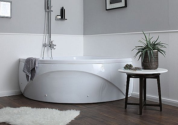 Акриловая ванна Aquanet Vitoria 130 205371 с к/с купить в интернет-магазине Sanbest