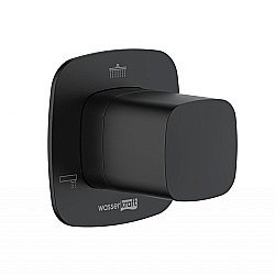 Дивертор Wasserkraft Nuthe A265 3 выхода, черный матовый для смесителя в интернет-магазине сантехники Sanbest