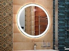 Зеркало с подсветкой Art&Max Bolzano AM-Boz-780-DS-F 78 в ванную от интернет-магазине сантехники Sanbest